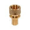 Муфта для PE-X труб аксиальная латунь Дн 16х1/2" ВР MX Рехау 11096791001